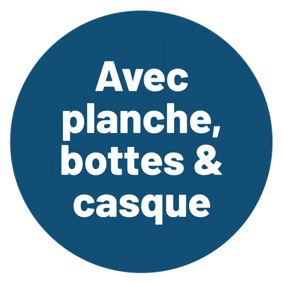 Privé 6 semaines - Planche à neige (15 ans et +) -  Avec planche, bottes et casque